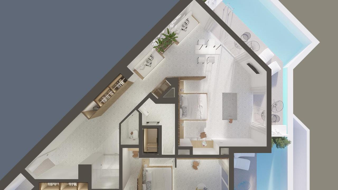 Mykonos Dove Beachfront Hotel Platys Gialos  Bagian luar foto