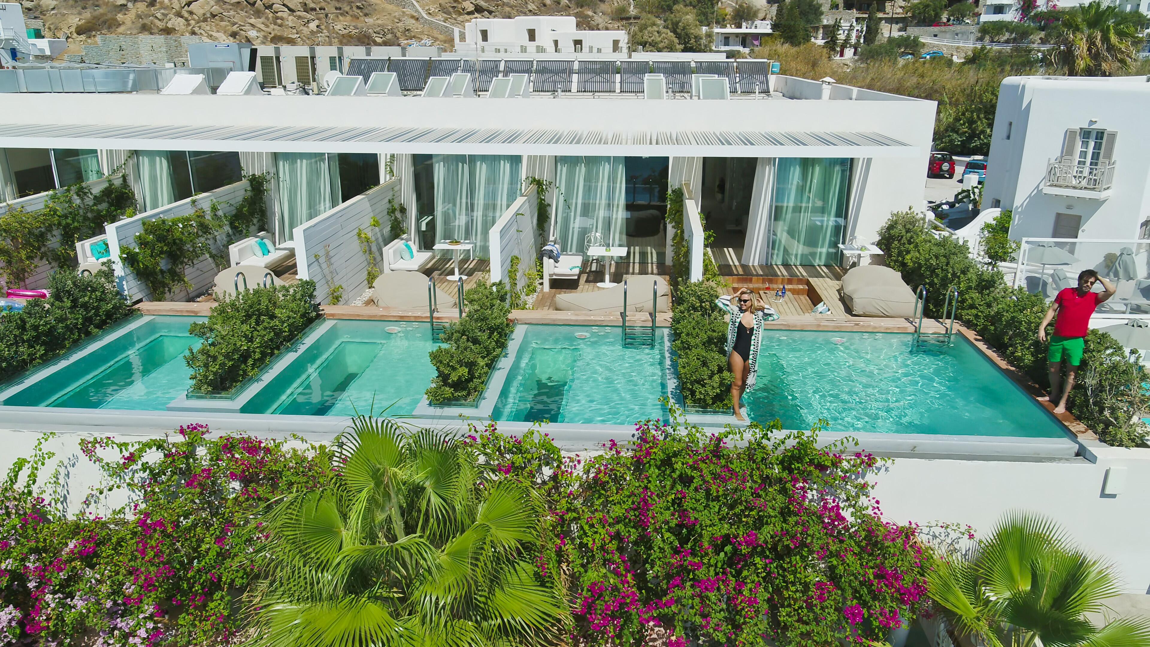 Mykonos Dove Beachfront Hotel Platys Gialos  Bagian luar foto